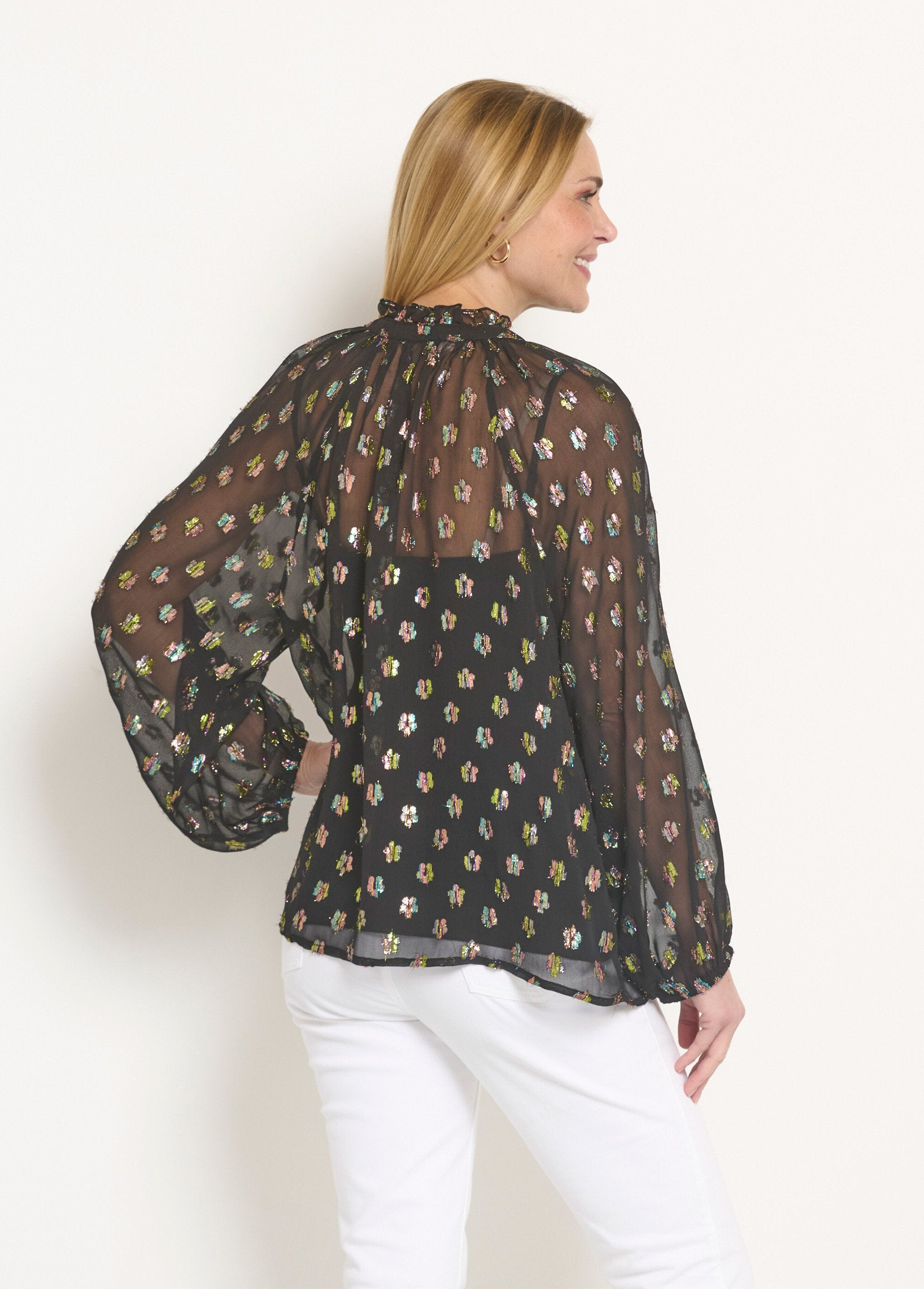 Blusa_de_velo_con_motivo_metalizado_y_cuello_en_V_Negro_DO1_slim