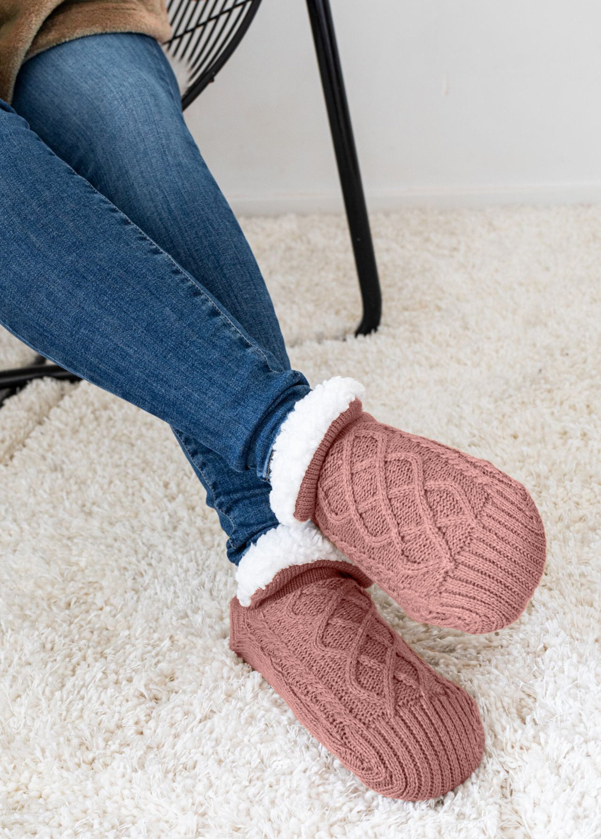 Calcetines_tipo_pantuflas_antideslizantes_y_forrados_oro_rosa_SF1_slim