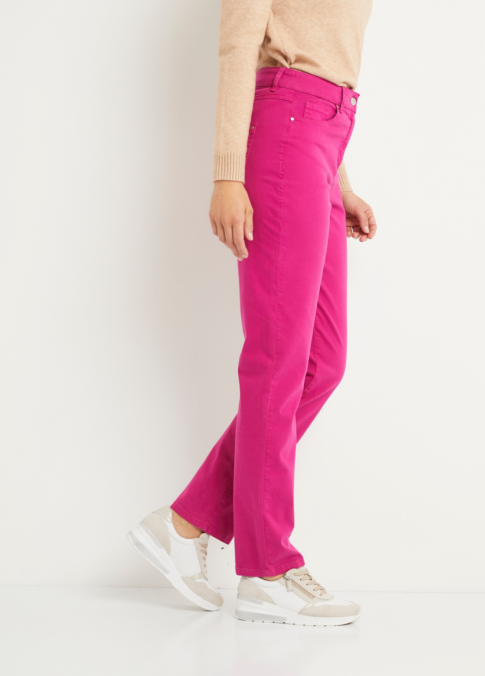 Pantalón_5_bolsillos_recto_de_algodón_elástico_rosa_magenta_DR1_slim