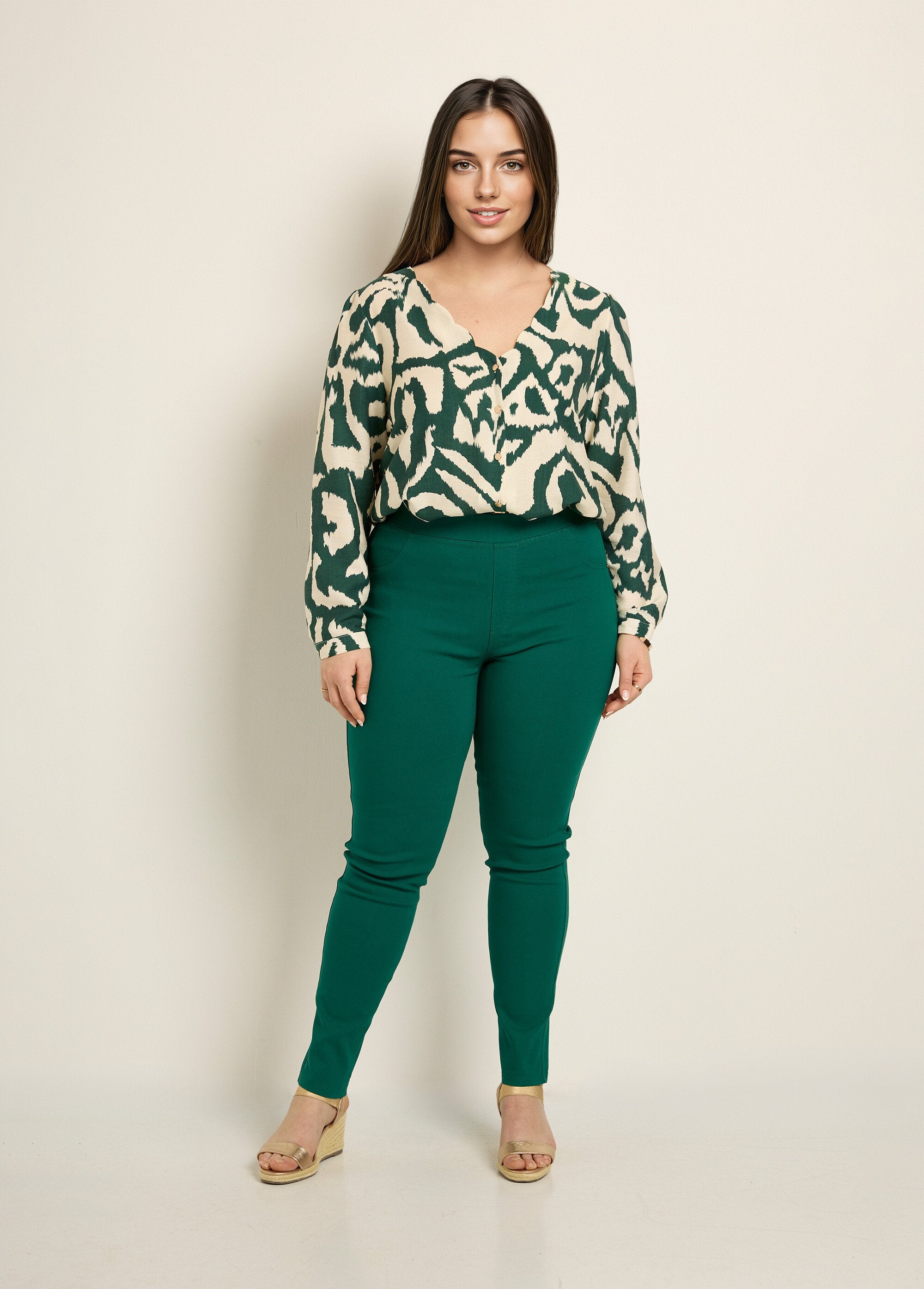 Pantalones_elásticos_con_cintura_elástica_Verde_SF1_curvy