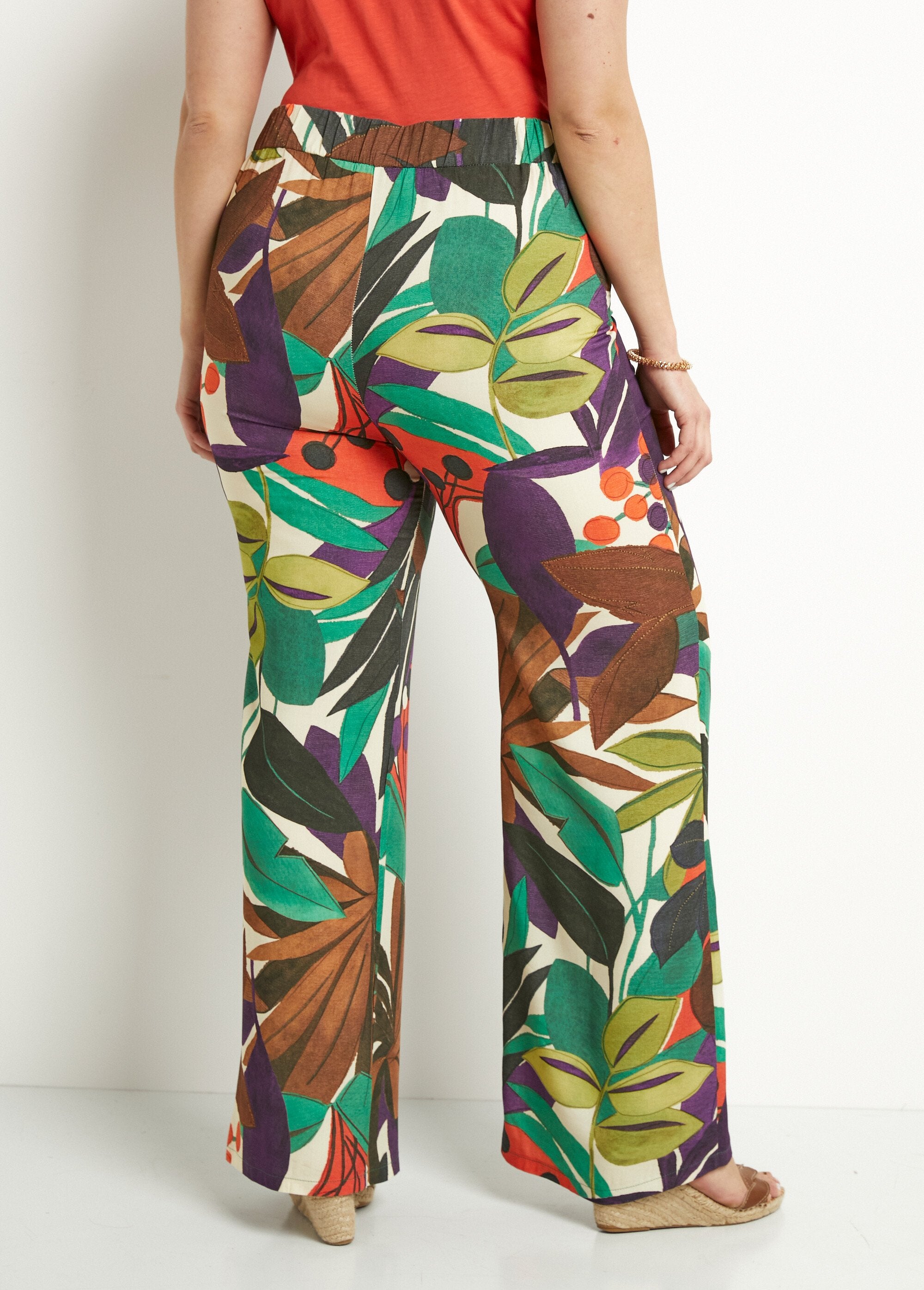 Pantalón_ancho_estampado_cintura_elástica_Multicolor_DO1_curvy