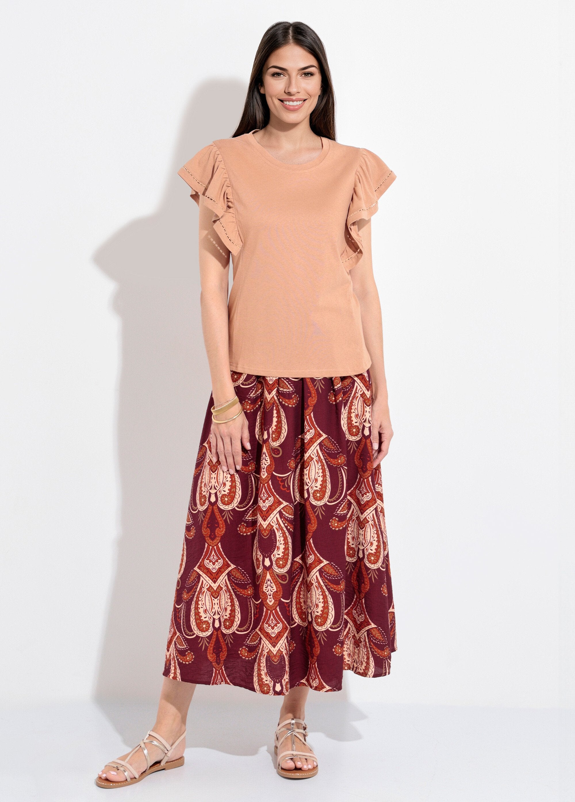 Camiseta_de_manga_corta_con_volantes_calados_camello_SF1_slim