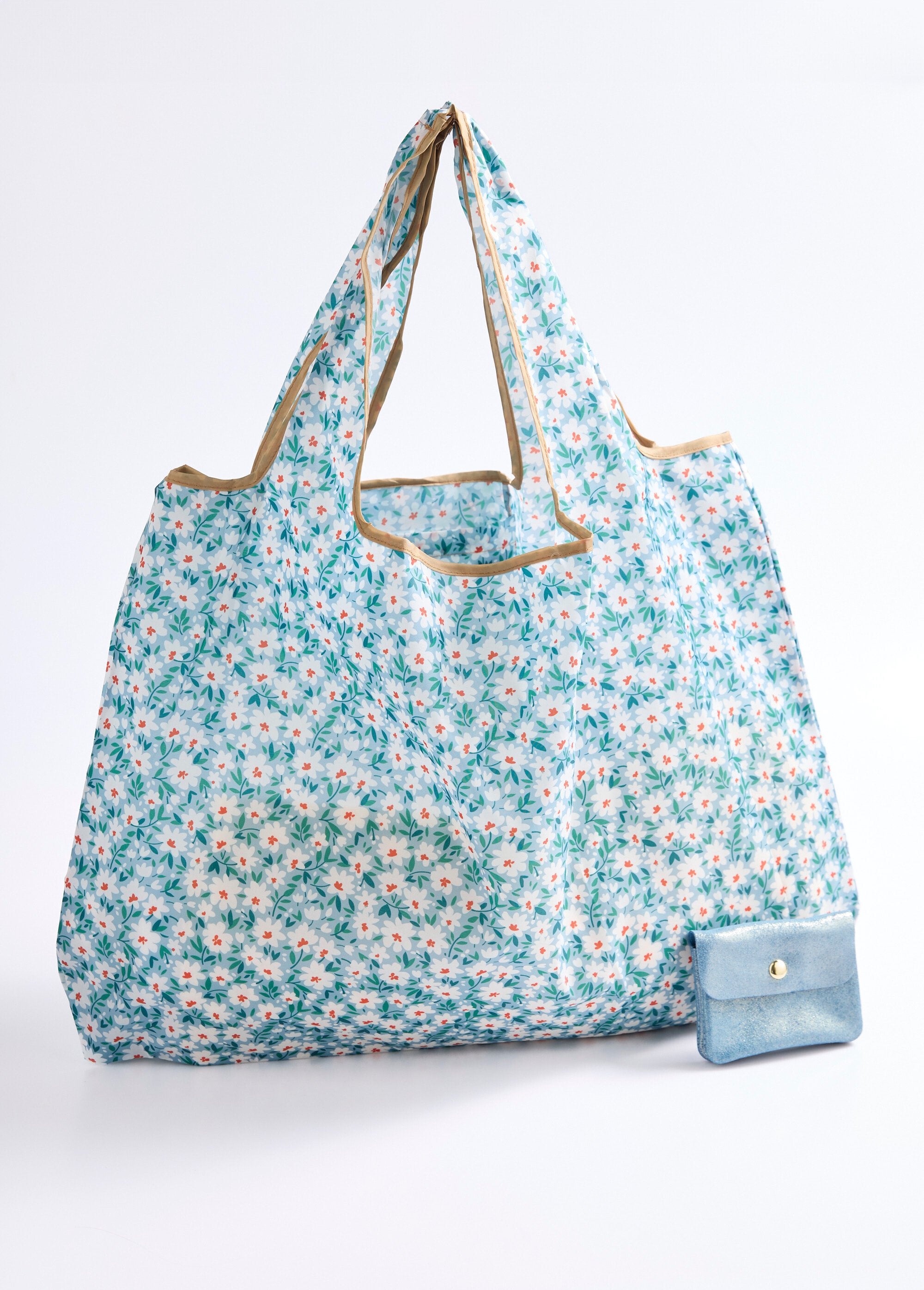 Bolsa_de_compras_plegable,_patrón_de_pradera_Azul_FA1_slim