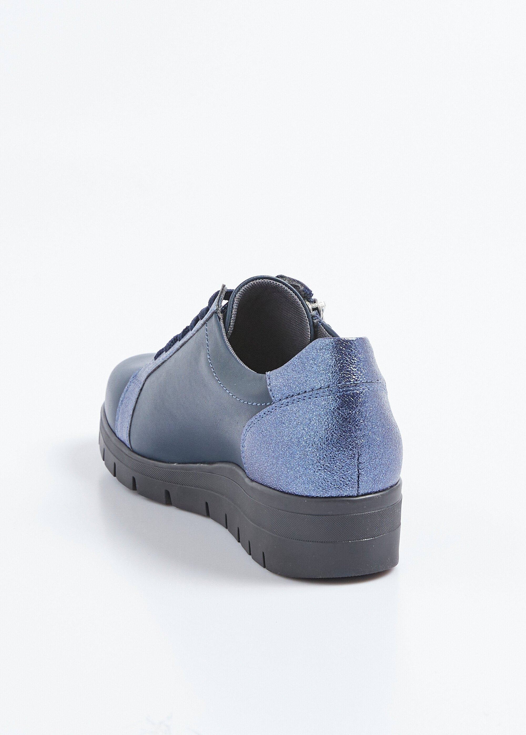 Baskets_bi-matière_lacées_zippées_largeur_confort_Bleu_DO1_slim