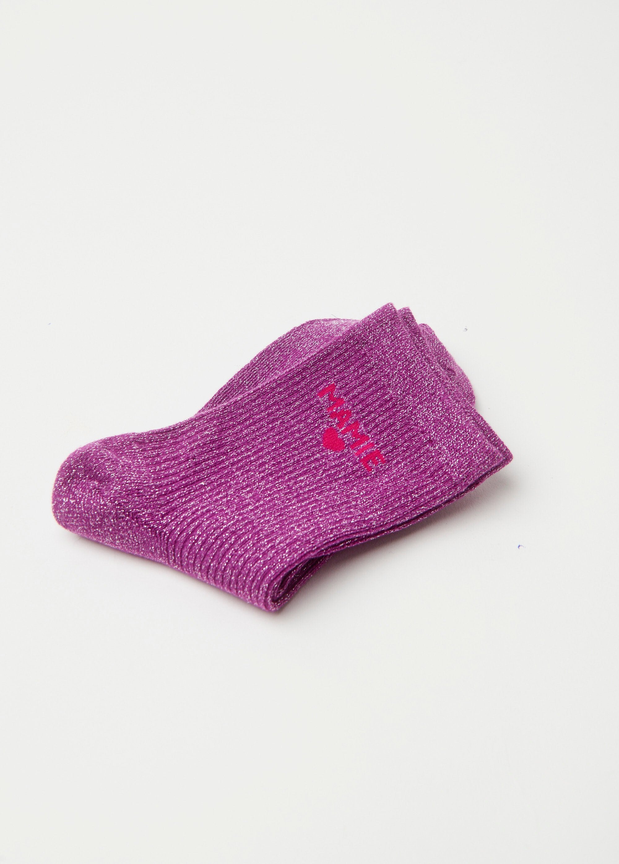 Chaussettes_à_message_maille_pailletée_Violet_DE1_slim