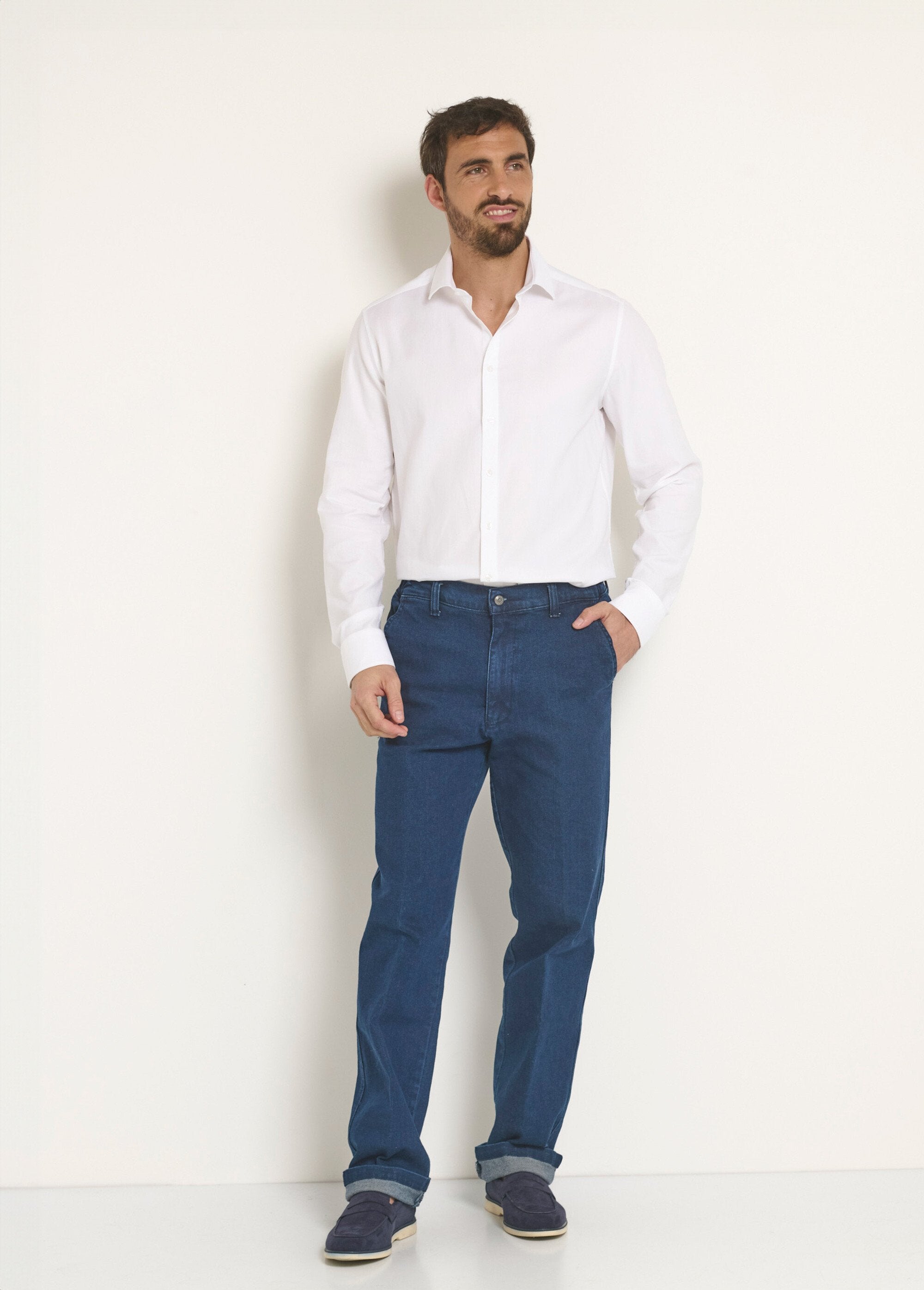 Camisa_elegante_de_algodón_con_cuello_semiitaliano_Blanco,_Blanca_SF1_slim