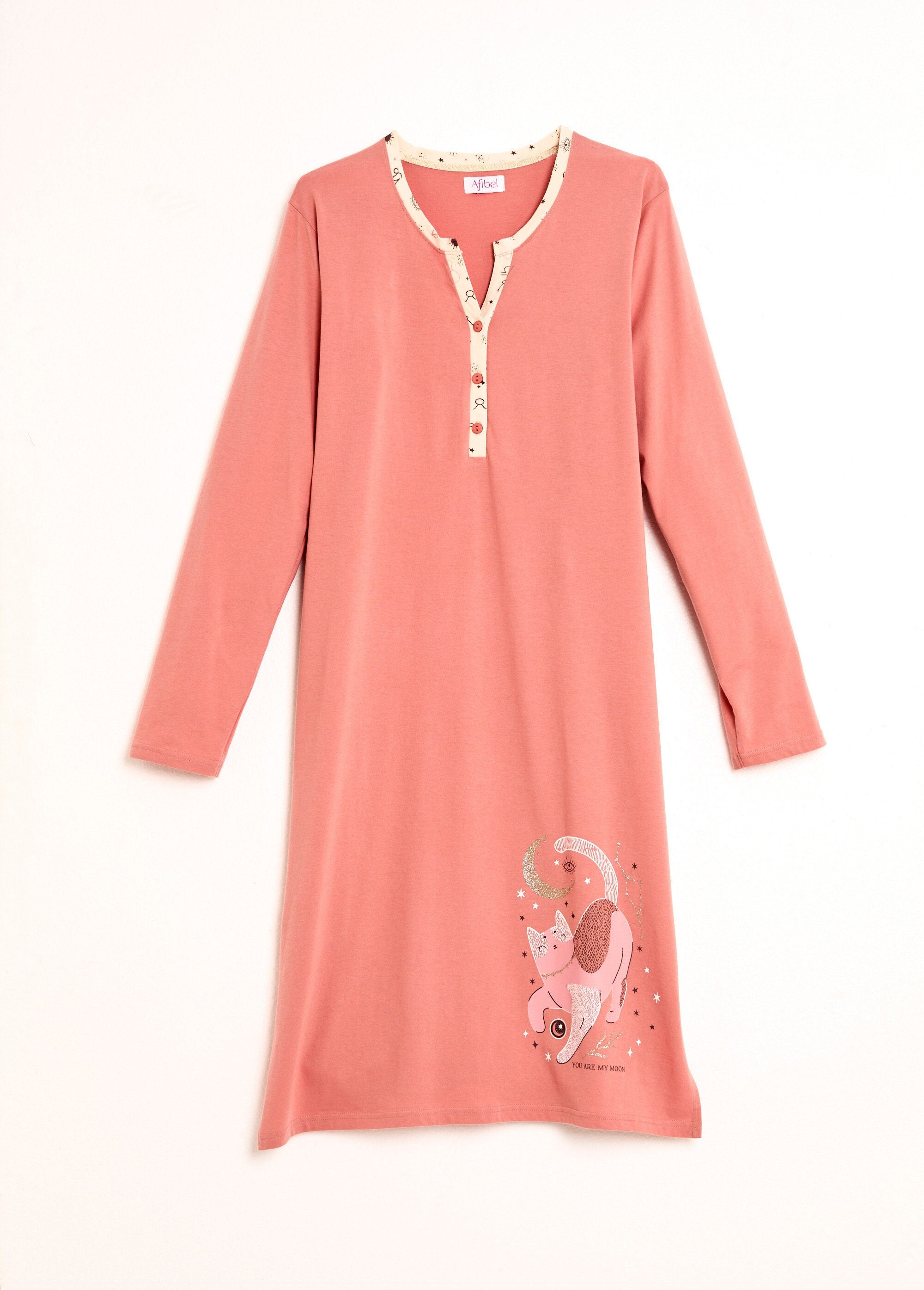 Camisón_de_algodón_con_botones_y_largo_medio_Terracota_AP1_slim