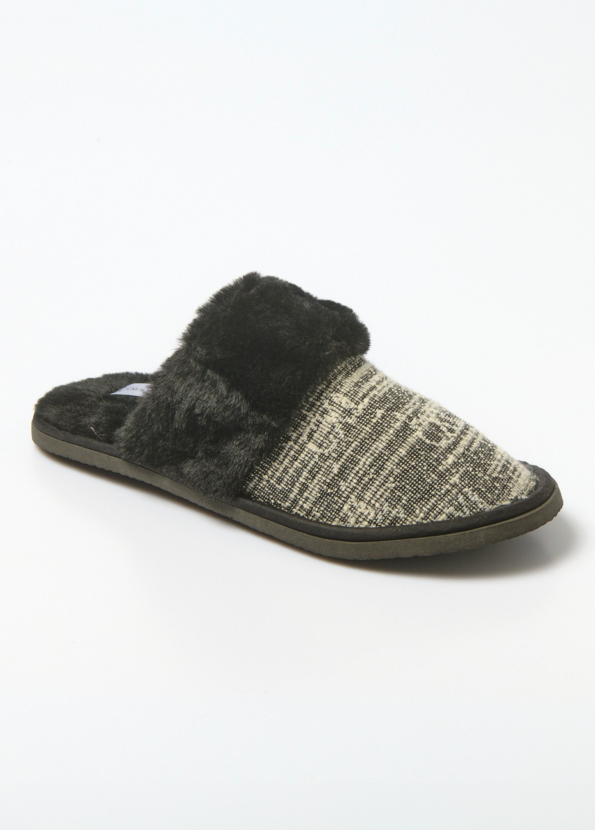 Zapatillas_tipo_mule_con_ribete_de_piel_Negro_FA1_slim