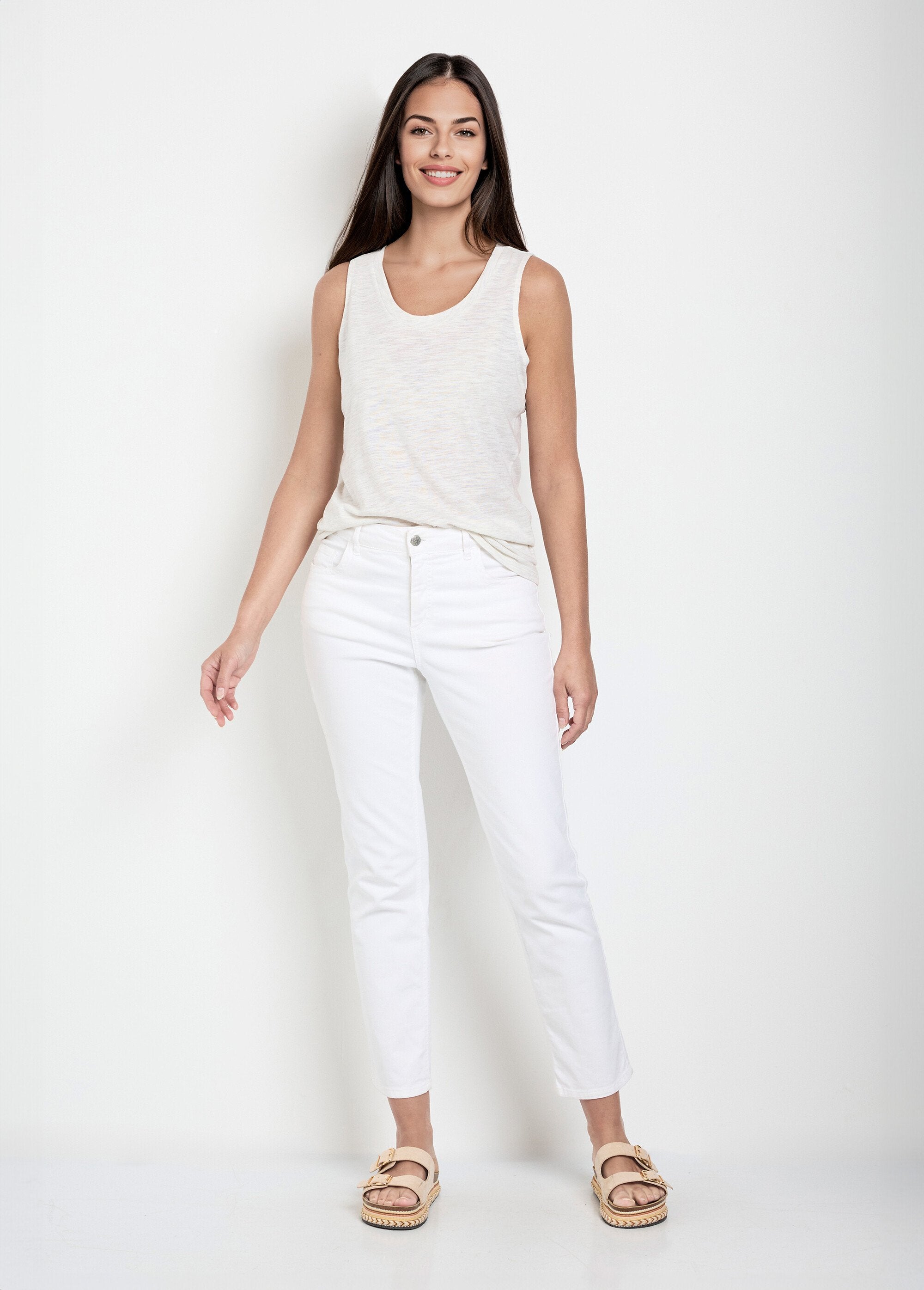 Camiseta_de_tirantes_de_punto_flameado_con_cuello_de_bailarina_Gris_claro_SF1_slim