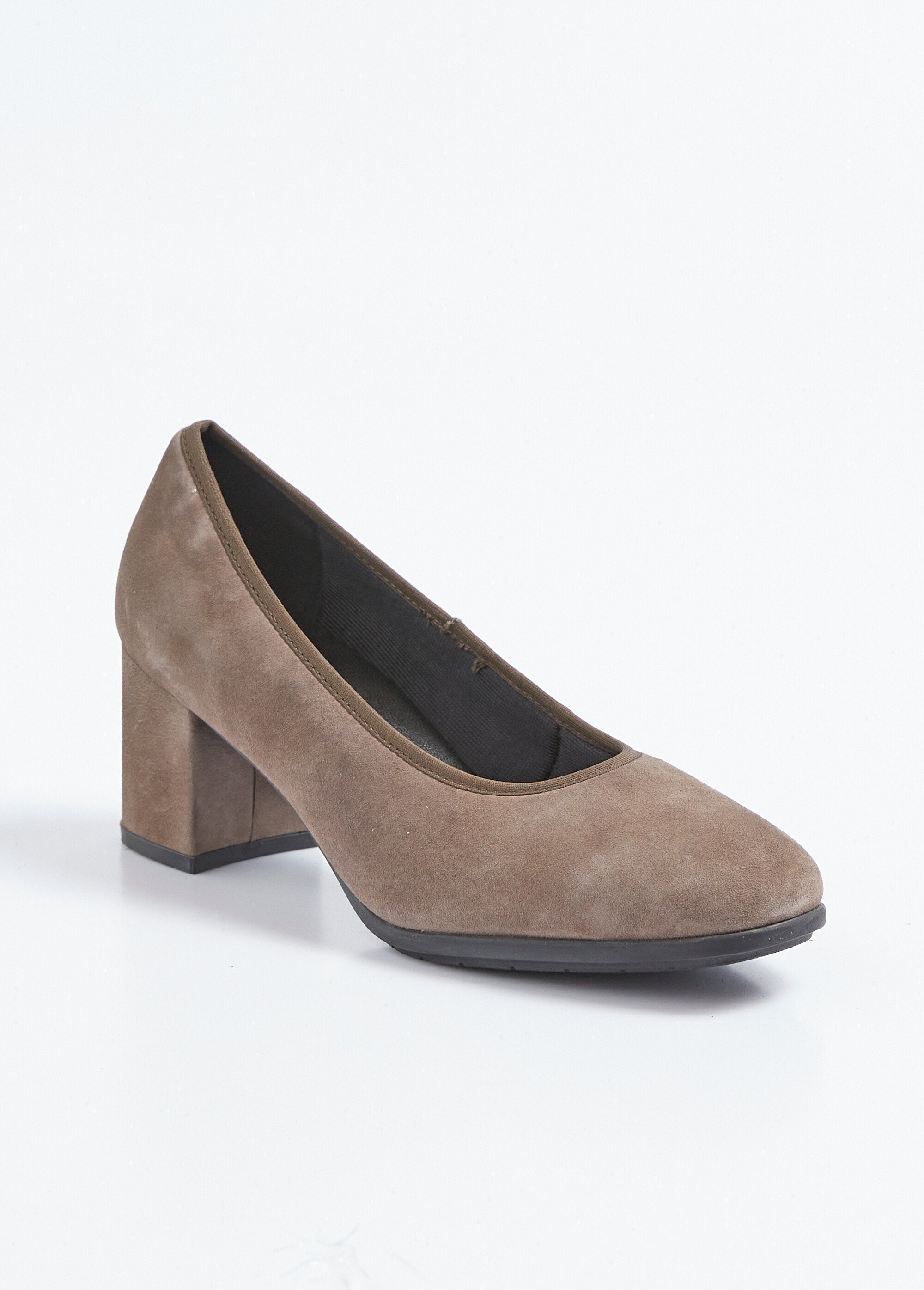 Escarpins_à_talon_en_cuir_suédé,_antidérapant_Taupe_FA1_slim