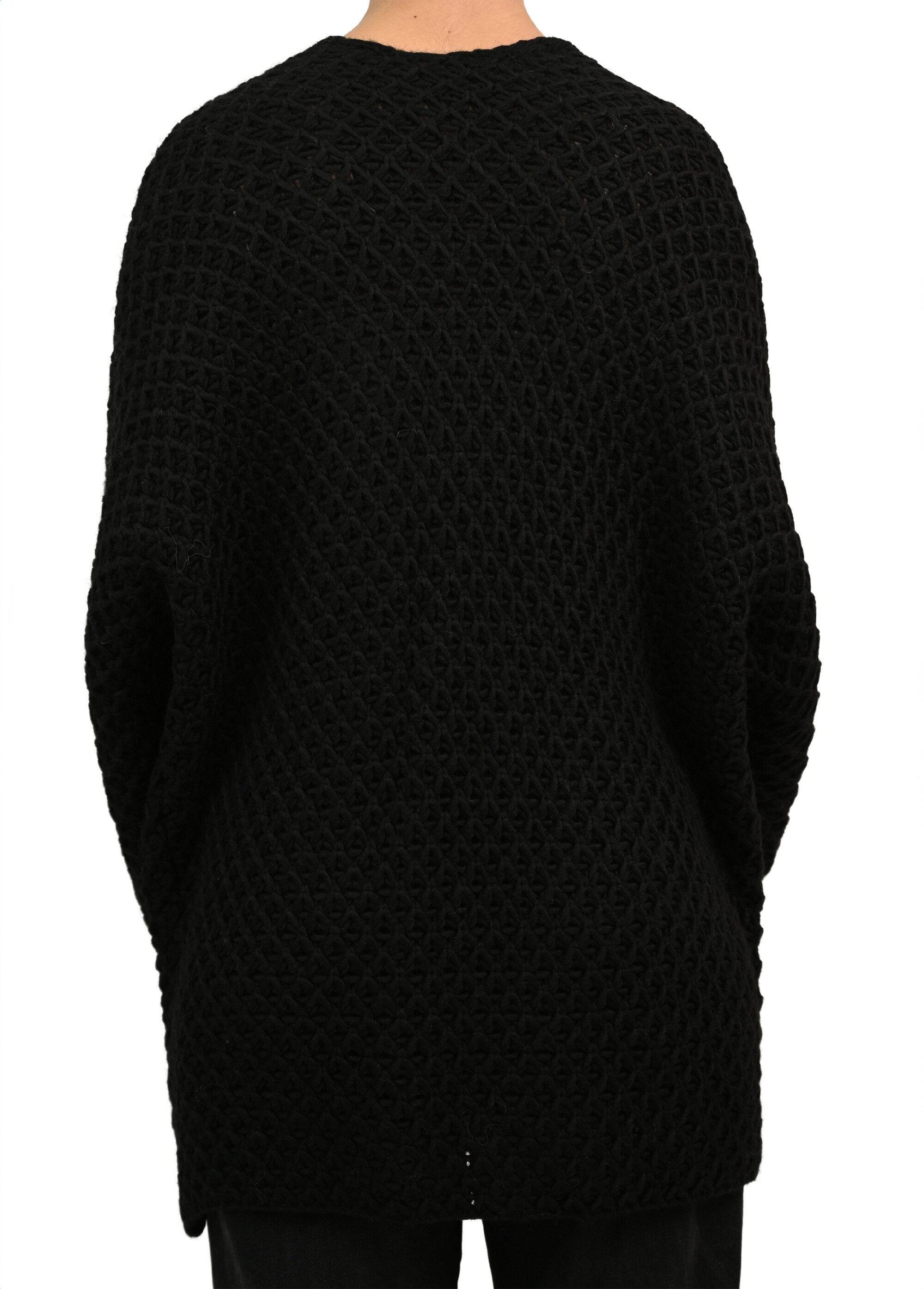 Gilet_long_maille_fantaisie_sans_coutures_Noir_DO1_slim