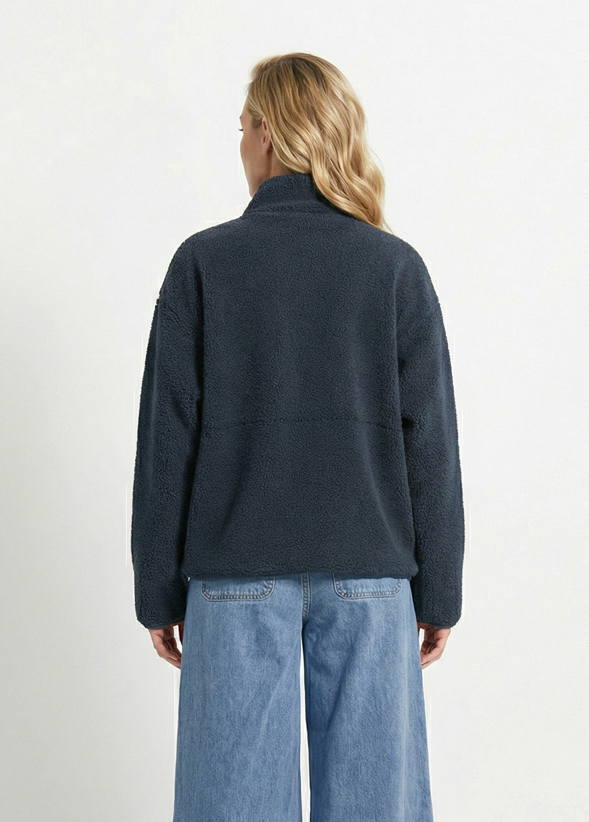 Gilet_zippé_chaud_polaire,_col_montant_Marine_DO1_slim