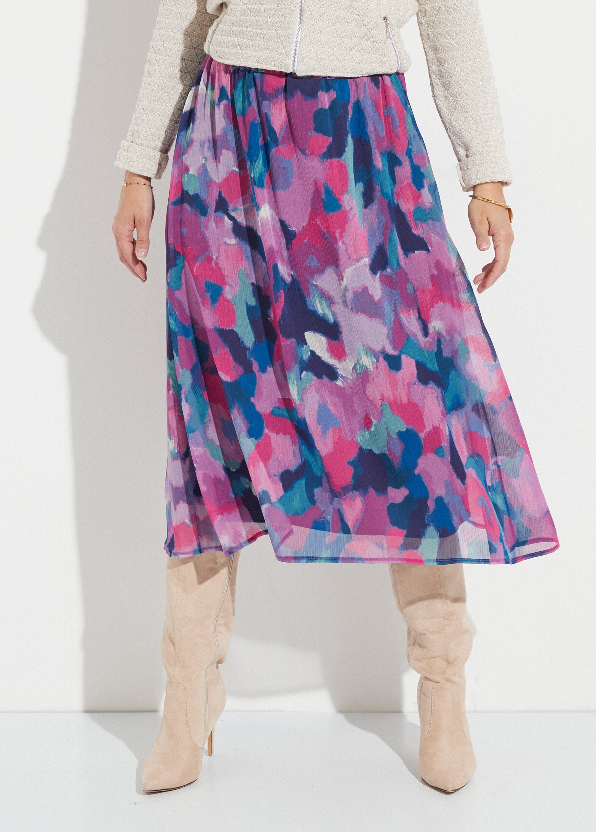 Falda_larga_de_voile_estampada_con_cintura_elástica_Multicolor_FA1_slim