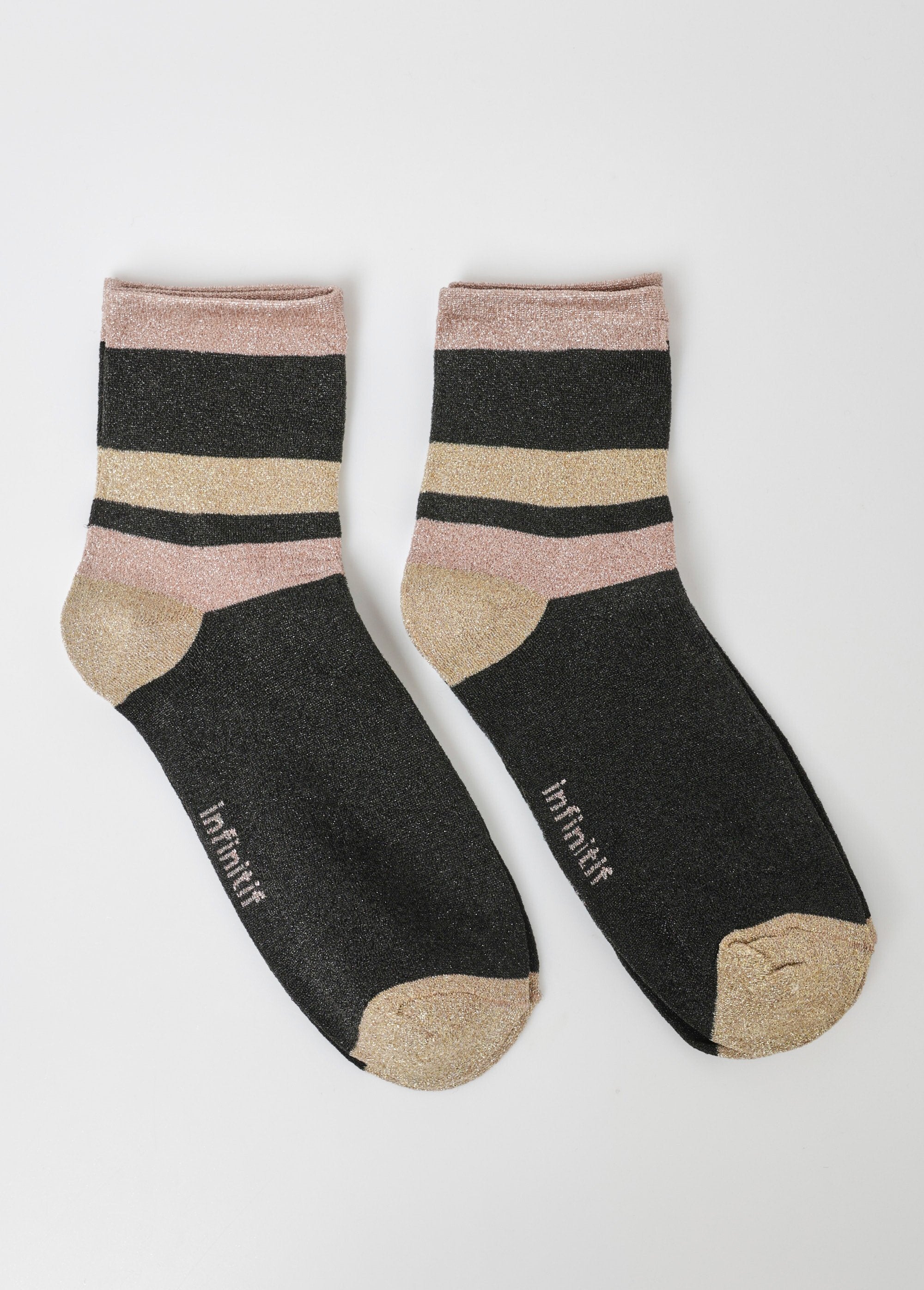Pack_de_2_calcetines_de_línea_metalizada_Negro_DE1_slim