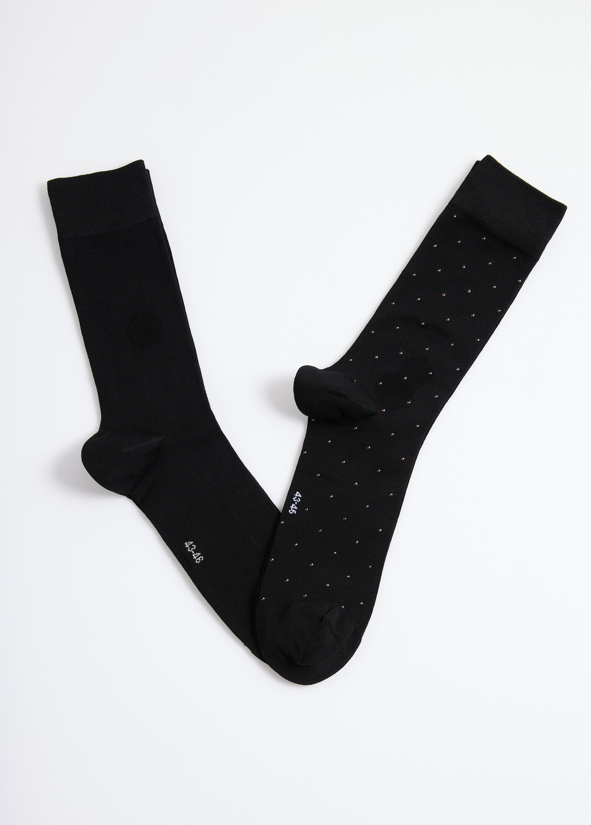 Pack_de_2_calcetines_de_lunares_y_canalé_Negro_FA1_slim
