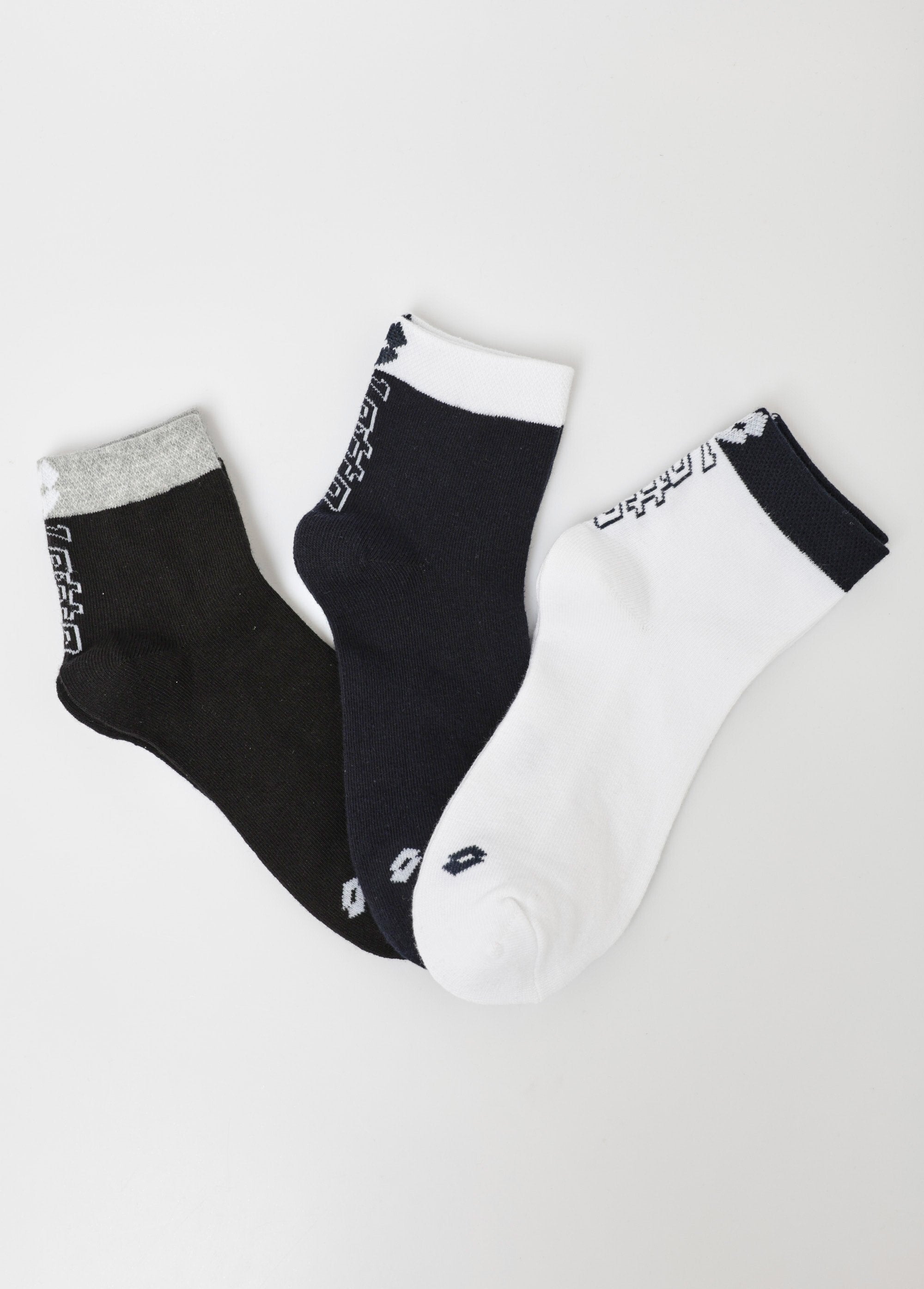 Pack_de_3_calcetines_bicolor_con_logo,_surtidos_Negro_a_juego_FA1_slim