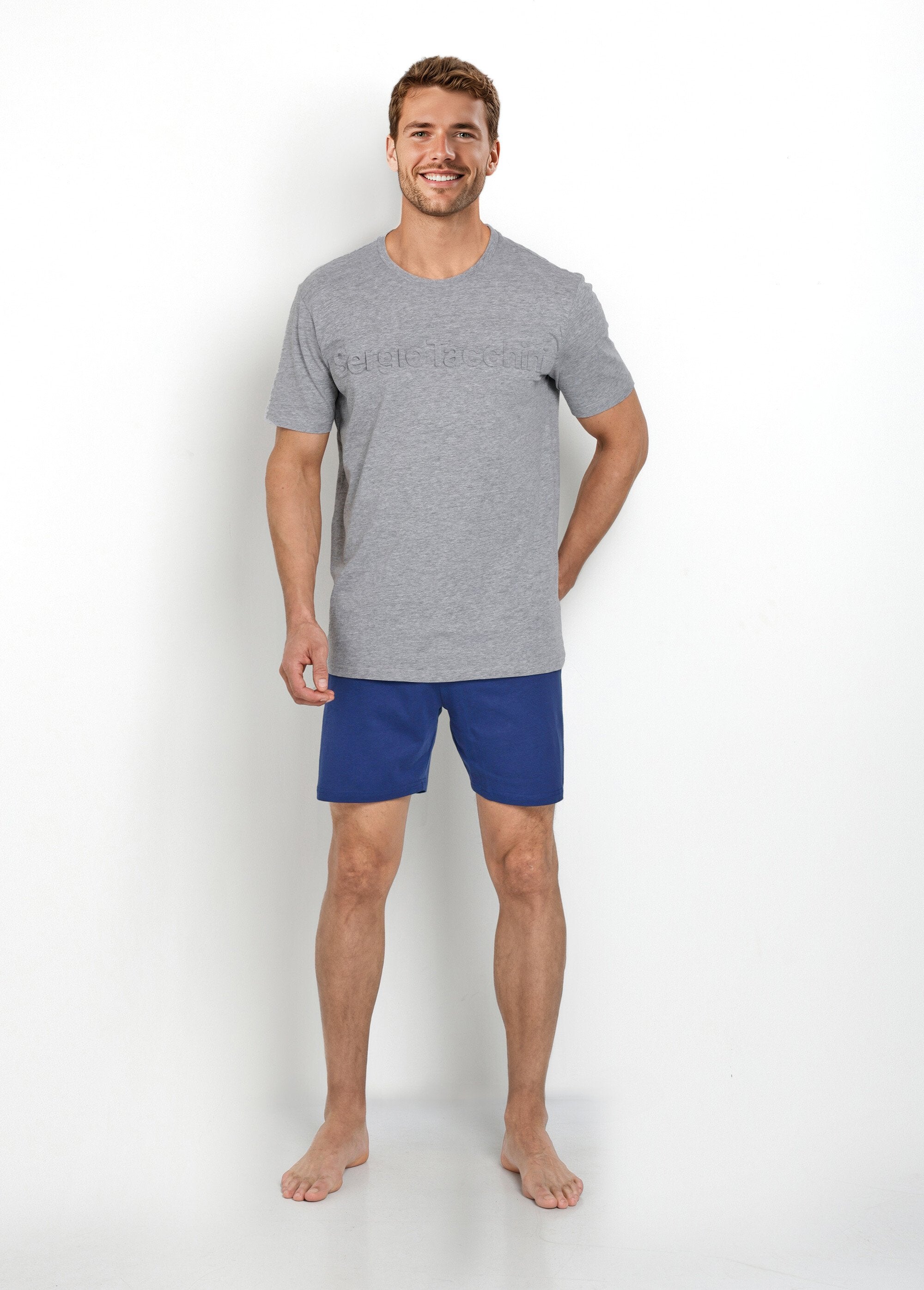 Pijama_corto_de_algodón_con_logo_3D,_tema_claro_Azul_FA1_slim