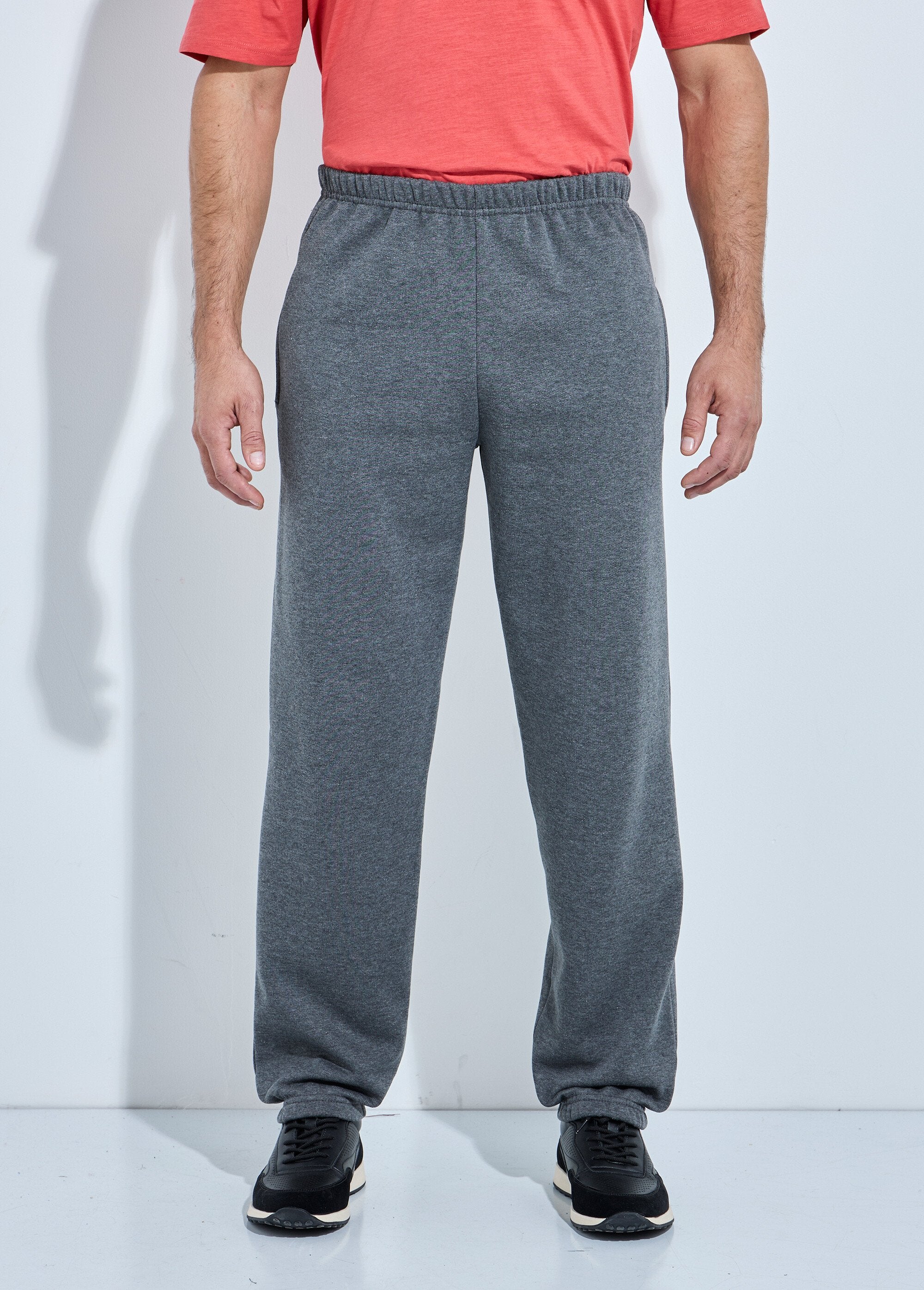 Pantalones_de_chándal_de_polar_con_dobladillo_y_cinturilla_elásticos_Gris_antracita_FA1_slim