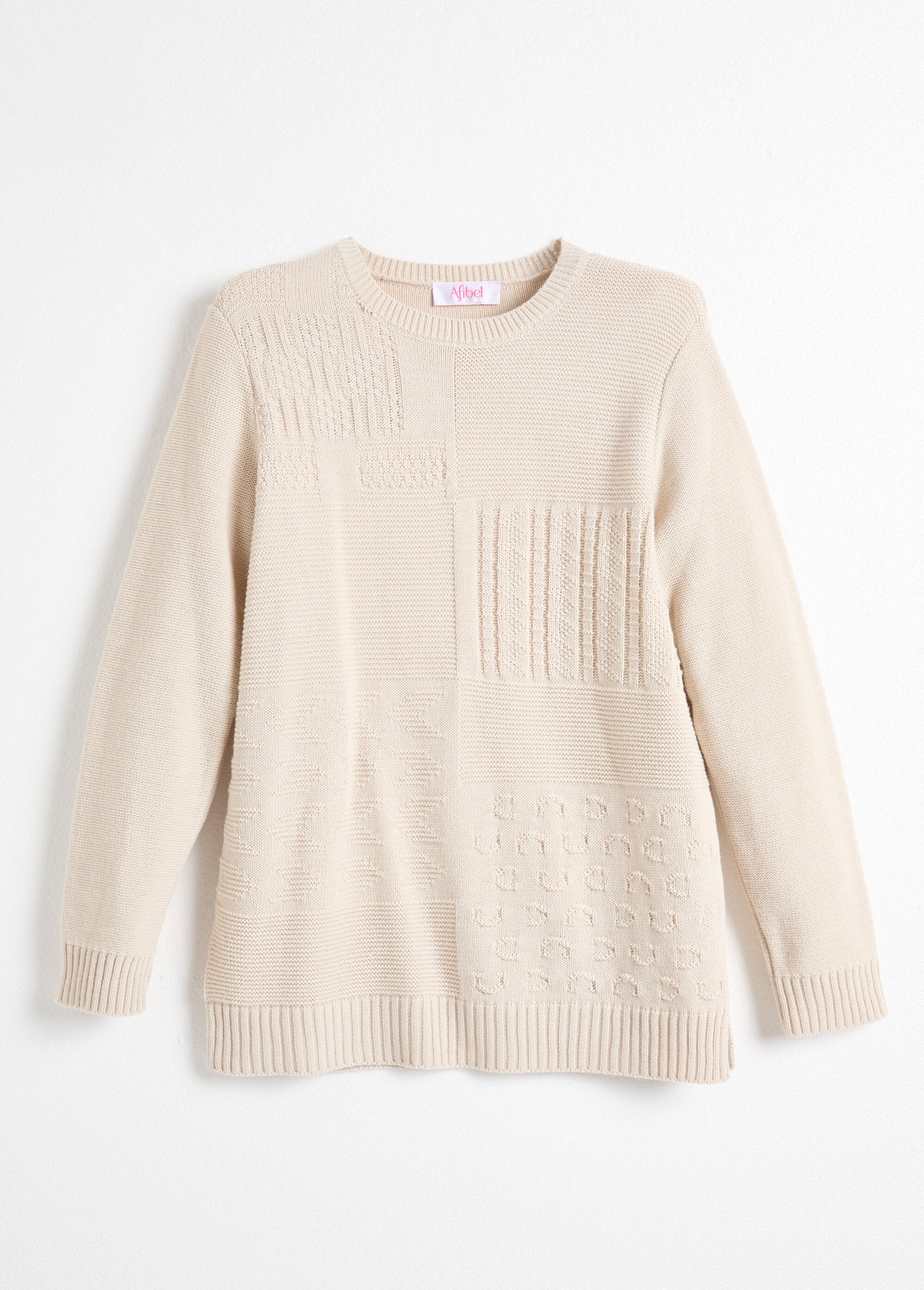 Suéter_túnica_de_cuello_redondo_y_manga_larga_Beige_AP1_slim