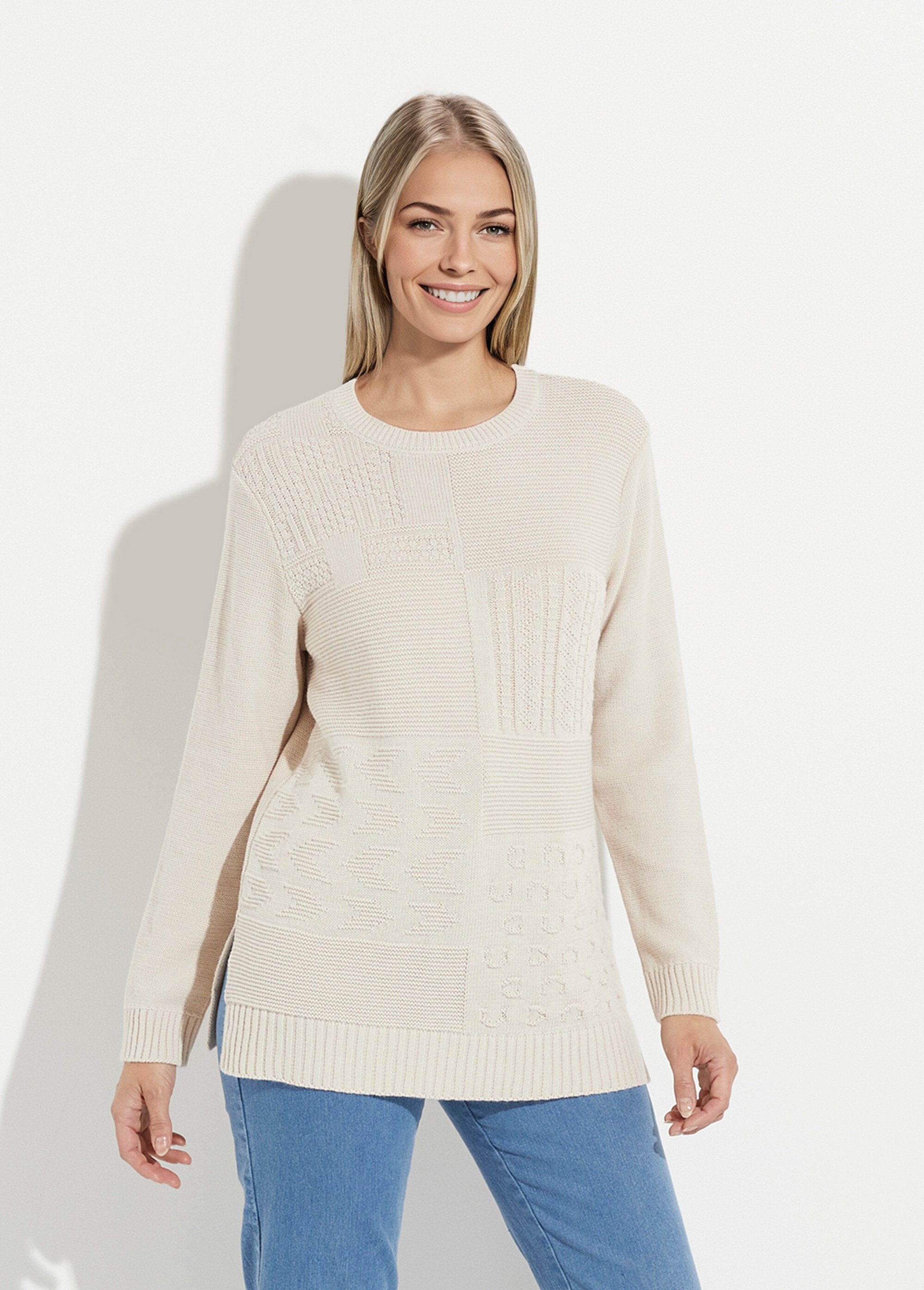 Suéter_túnica_de_cuello_redondo_y_manga_larga_Beige_FA1_slim