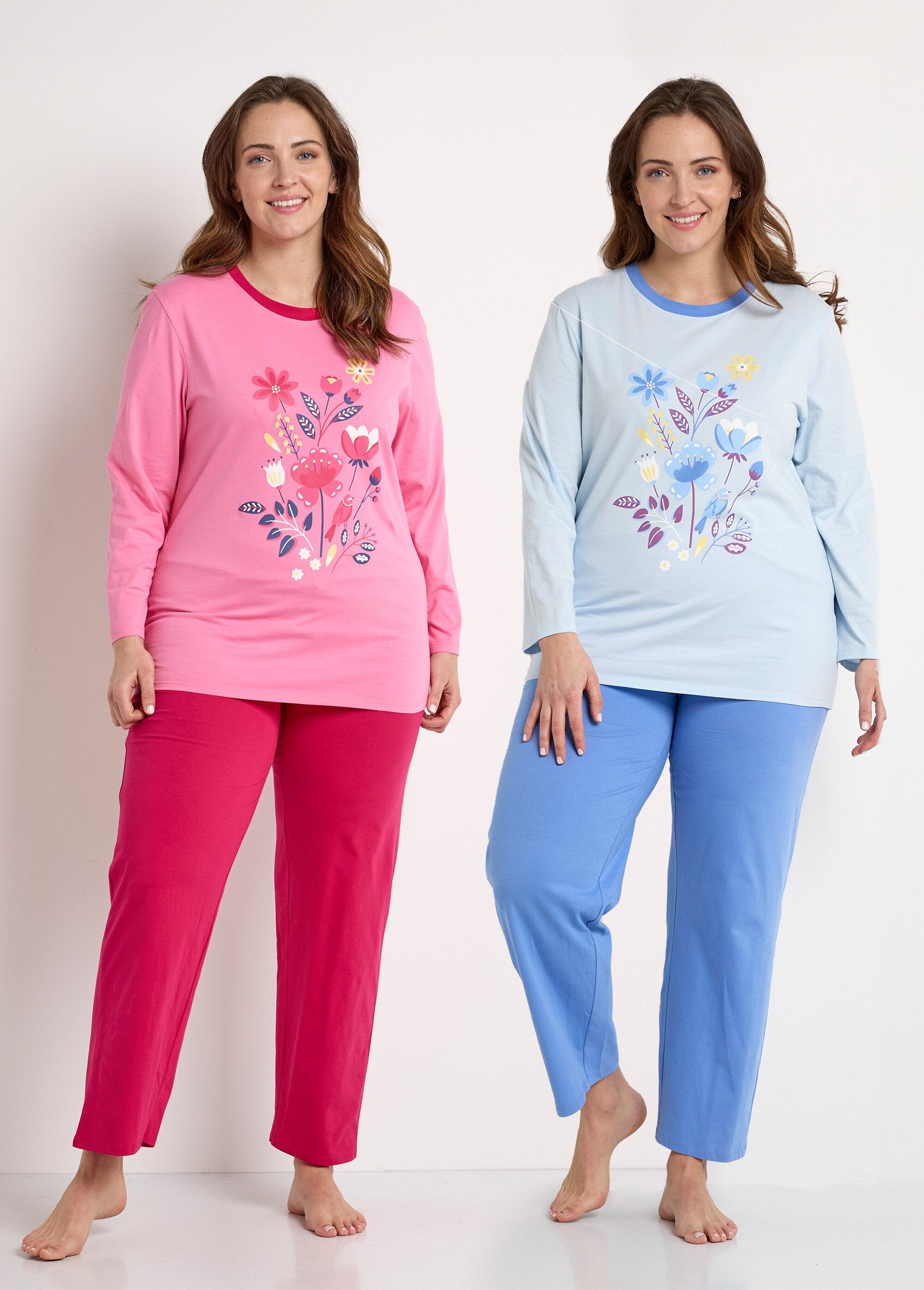 Pijama_de_algodón_estampado_de_manga_larga_-_lote_de_2_Lote_surtido_2_FA1_curvy