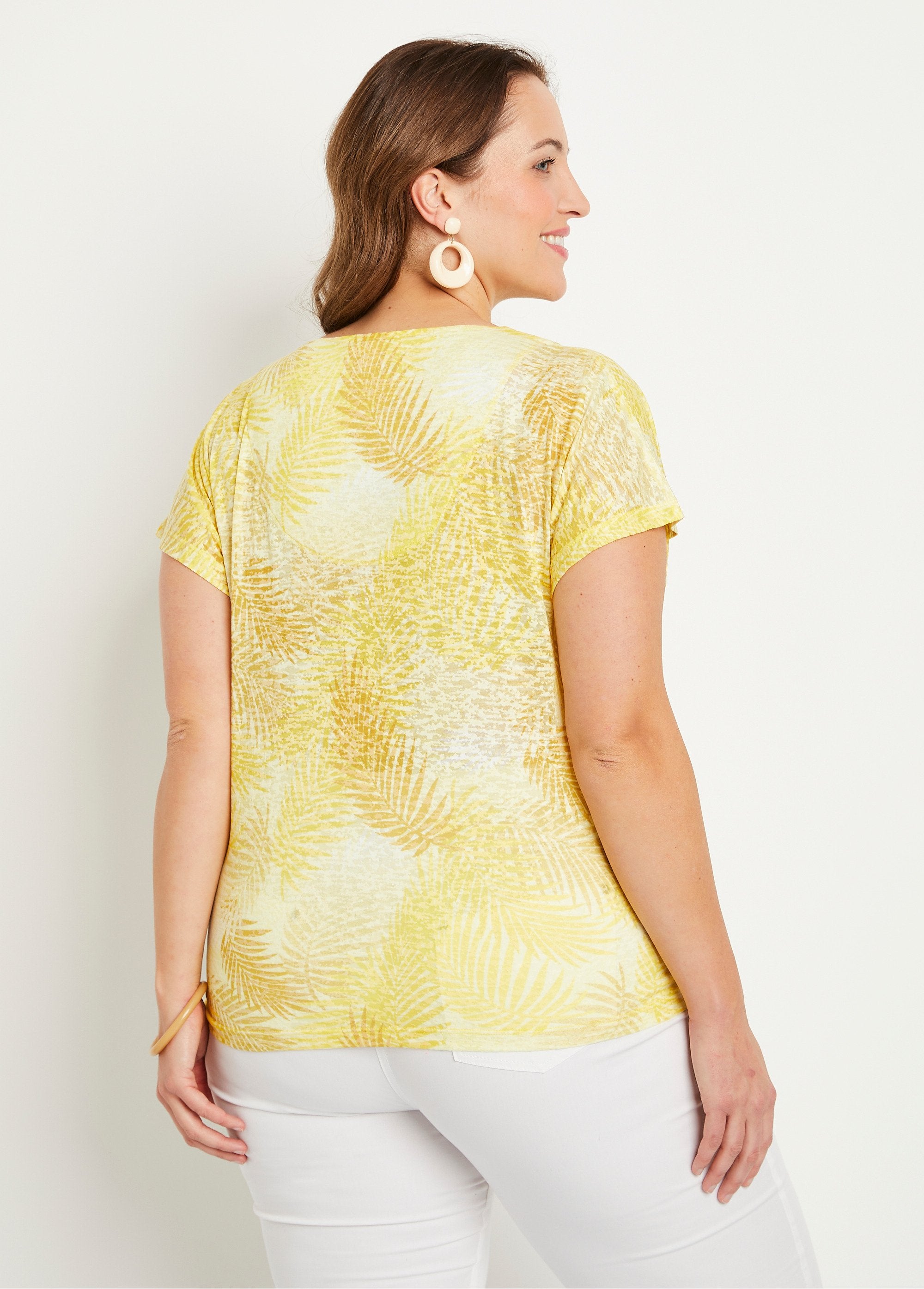 Camiseta_corta_punto_devoré_estampada_AMARILLO_DO1_curvy