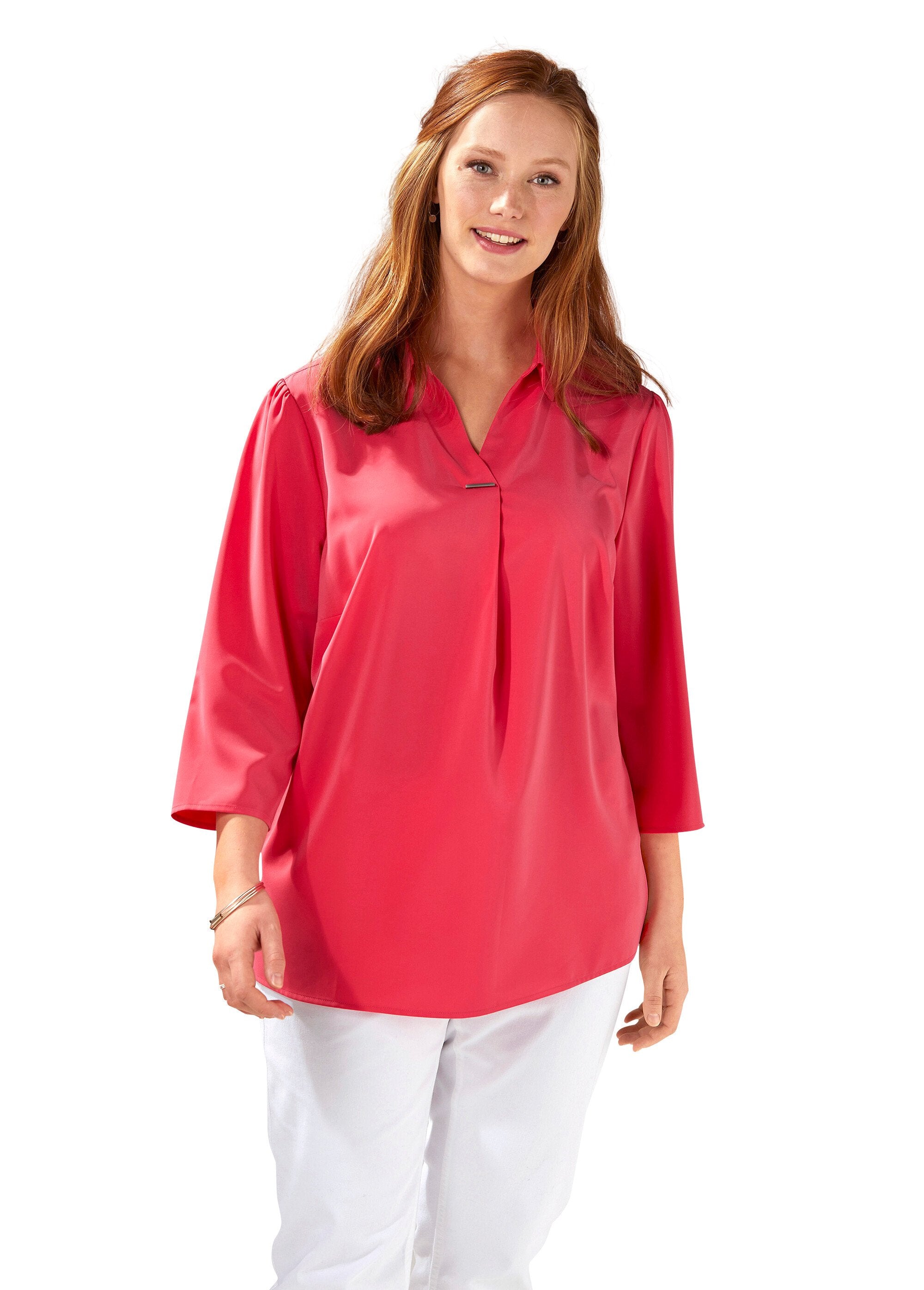Túnica_elegante_con_pasador_de_joya_Coral_FA1_slim