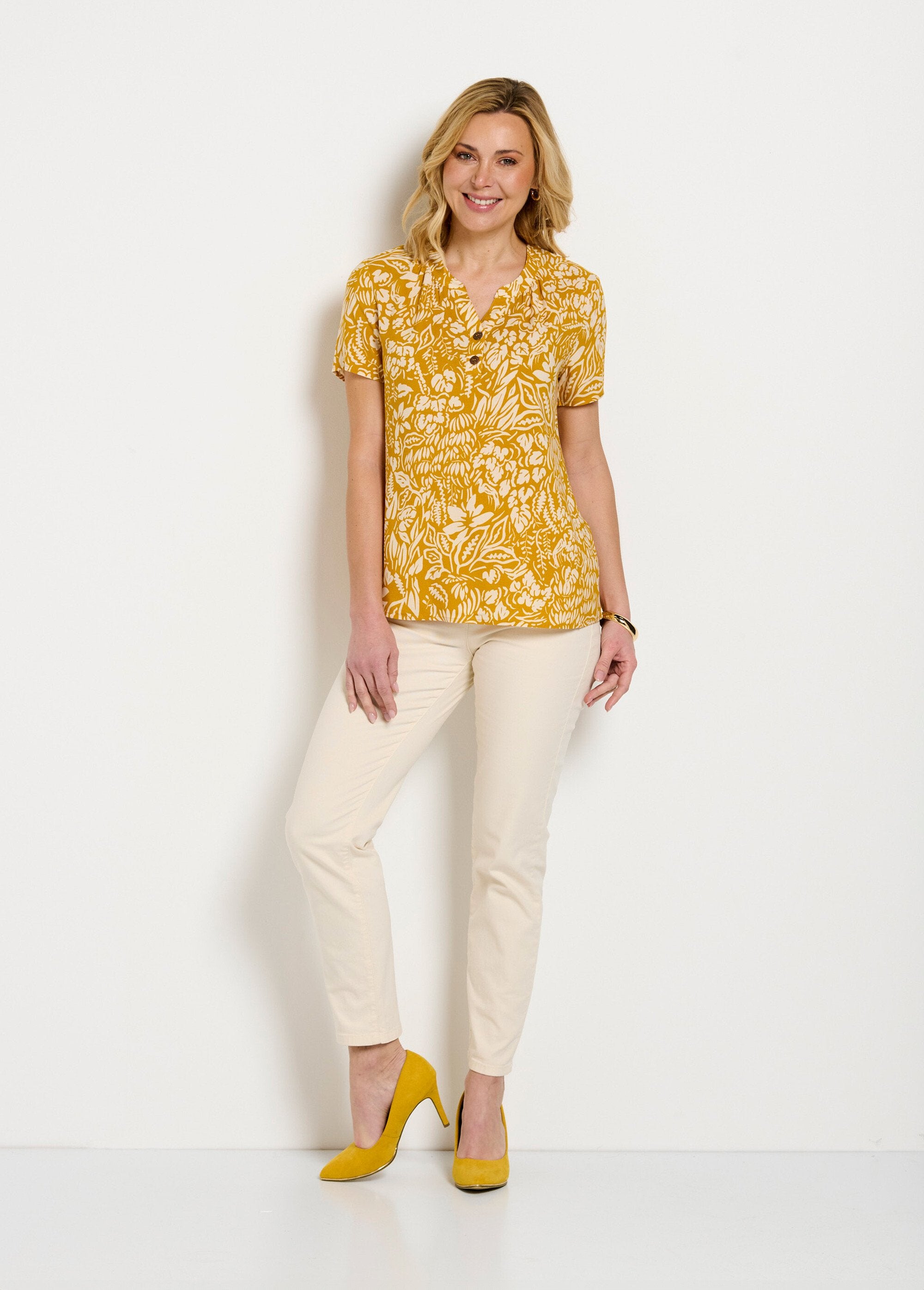 Túnica_larga_evasé_floral_o_lisa_Amarillo_y_crudo_SF1_slim