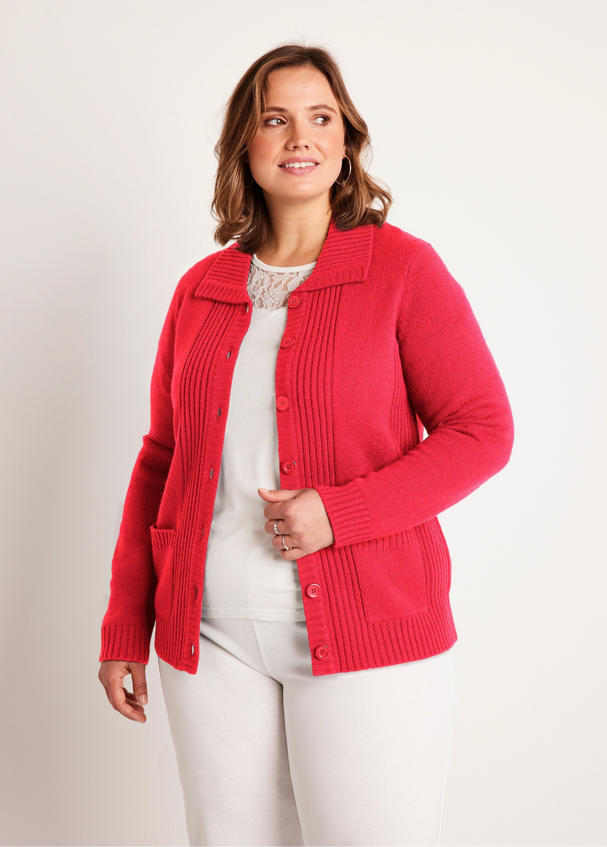 Chaqueta_chaleco_corta_gruesa_Frambuesa_FA1_curvy